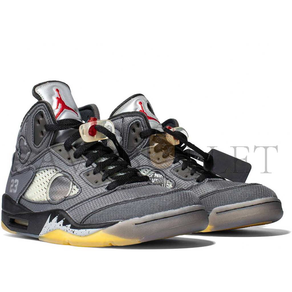 AIR JORDAN 5 RETRO OFF-WHITE BLACK CT8480-001